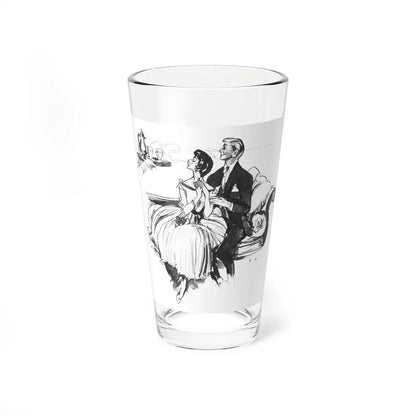 Cadbury's Drinking Chocolate advertisement, 1955 (Magazine Illustration) Pint Glass 16oz-16oz-Go Mug Yourself