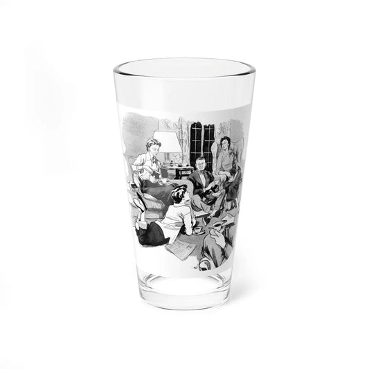 Cadbury's Drinking Chocolate advertisement (2), 1954 (Magazine Illustration) Pint Glass 16oz-16oz-Go Mug Yourself