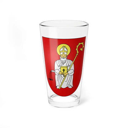 Cademario-coat of arms (Switzerland) (Coat of Arms) Pint Glass 16oz 16oz - Go Mug Yourself