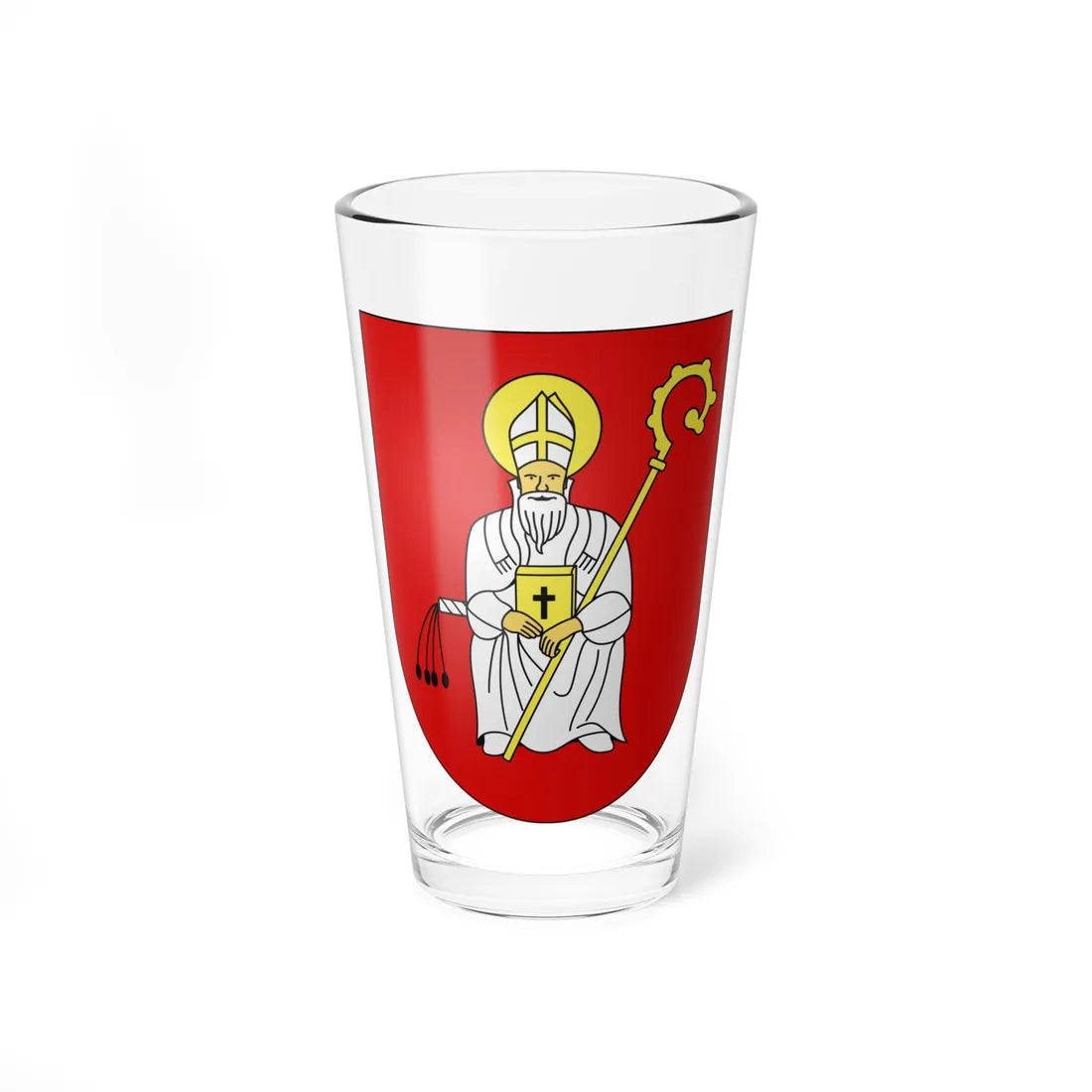 Cademario-coat of arms (Switzerland) (Coat of Arms) Pint Glass 16oz - Go Mug Yourself