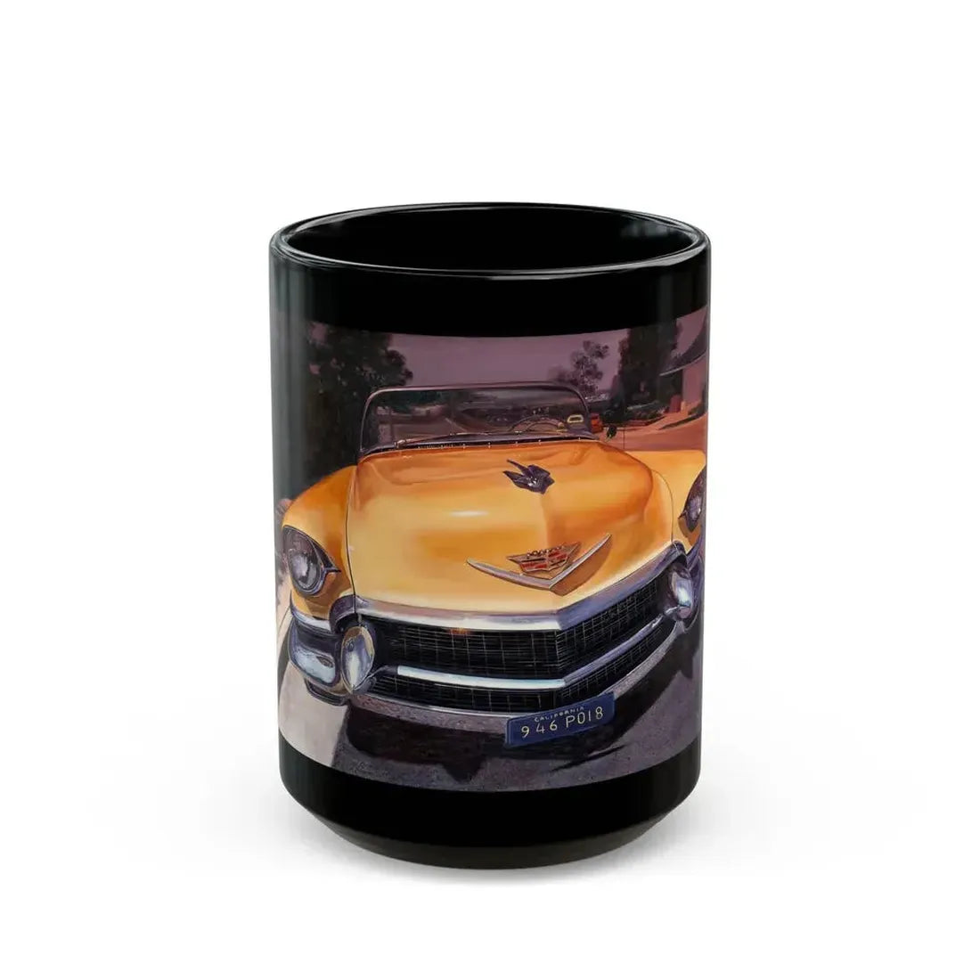 Cadillac Convertible - Black Coffee Mug 15oz - Go Mug Yourself