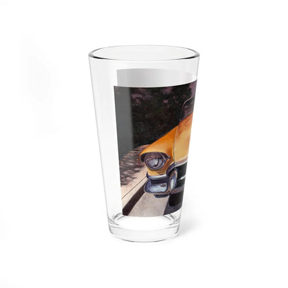 Cadillac Convertible (Magazine Illustration) Pint Glass 16oz-Go Mug Yourself