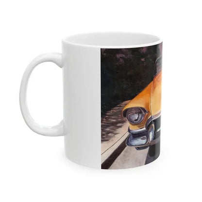 Cadillac Convertible - White Coffee Mug - Go Mug Yourself