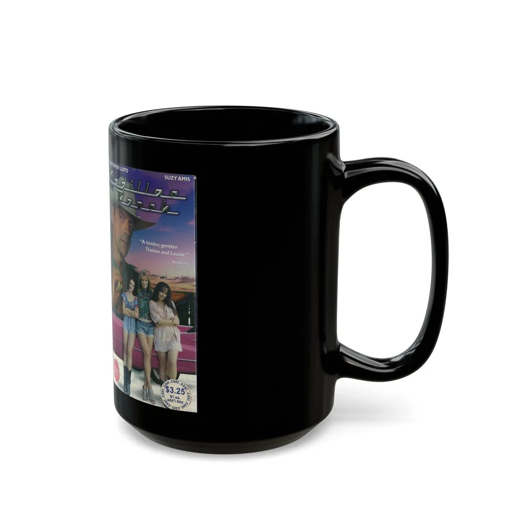 CADILLAC RANCH (VHS COVER) - Black Coffee Mug-Go Mug Yourself