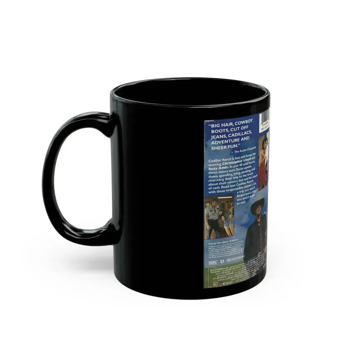 CADILLAC RANCH (VHS COVER) - Black Coffee Mug - Go Mug Yourself
