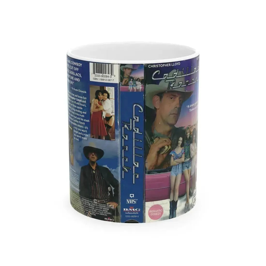 CADILLAC RANCH (VHS COVER) - White Coffee Mug 11oz - Go Mug Yourself
