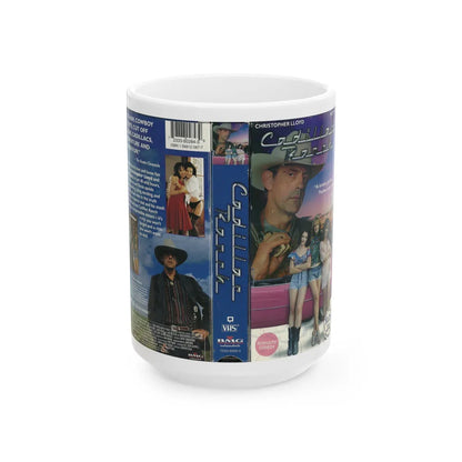 CADILLAC RANCH (VHS COVER) - White Coffee Mug-15oz-Go Mug Yourself