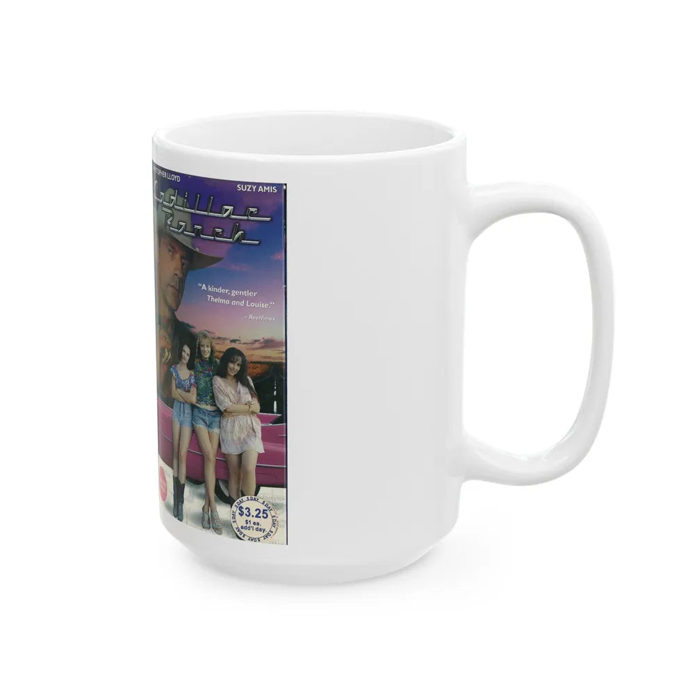 CADILLAC RANCH (VHS COVER) - White Coffee Mug-Go Mug Yourself