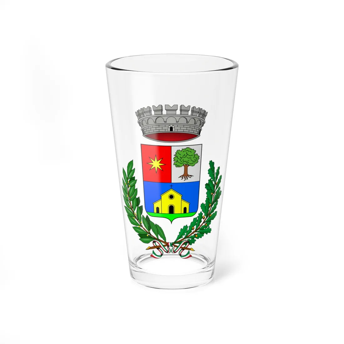 Cadorago-Stemma (Italy) (Coat of Arms) Pint Glass 16oz 16oz - Go Mug Yourself