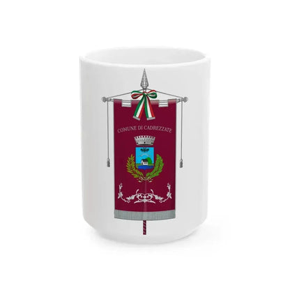 Cadrezzate-Gonfalone (Italy) White Coffee Mug 15oz - Go Mug Yourself