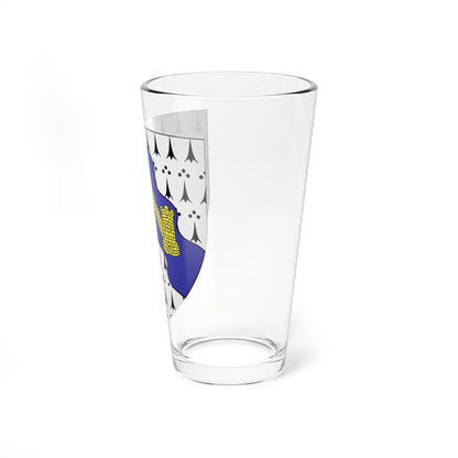 Caerphilly COA shield (United Kingdom) (Coat of Arms) Pint Glass 16oz - Go Mug Yourself