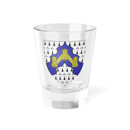 Caerphilly COA shield (United Kingdom) (Coat of Arms) Shot Glass 1.5oz 1.5oz - Go Mug Yourself