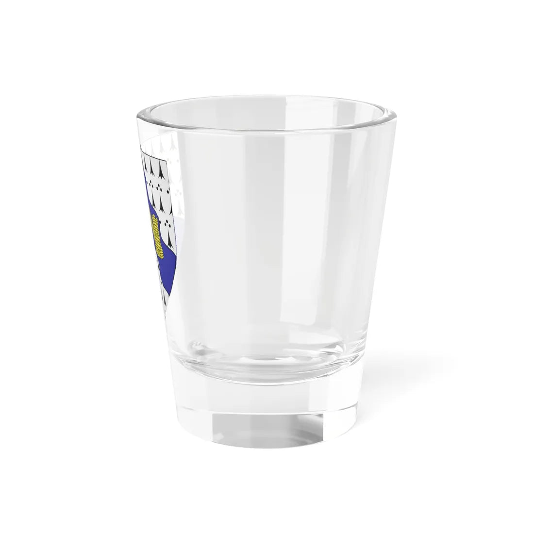 Caerphilly COA shield (United Kingdom) (Coat of Arms) Shot Glass 1.5oz - Go Mug Yourself