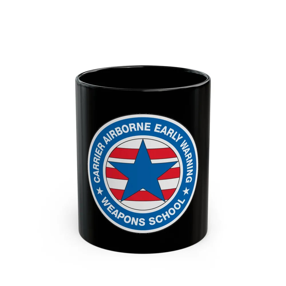 CAEWWS Carrier Airborne Early Warning Weapons School (U.S. Navy) Black Coffee Mug-11oz-Go Mug Yourself