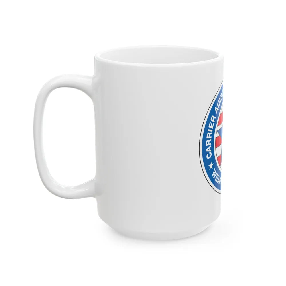 CAEWWS Carrier Airborne Early Warning Weapons School (U.S. Navy) White Coffee Mug-Go Mug Yourself