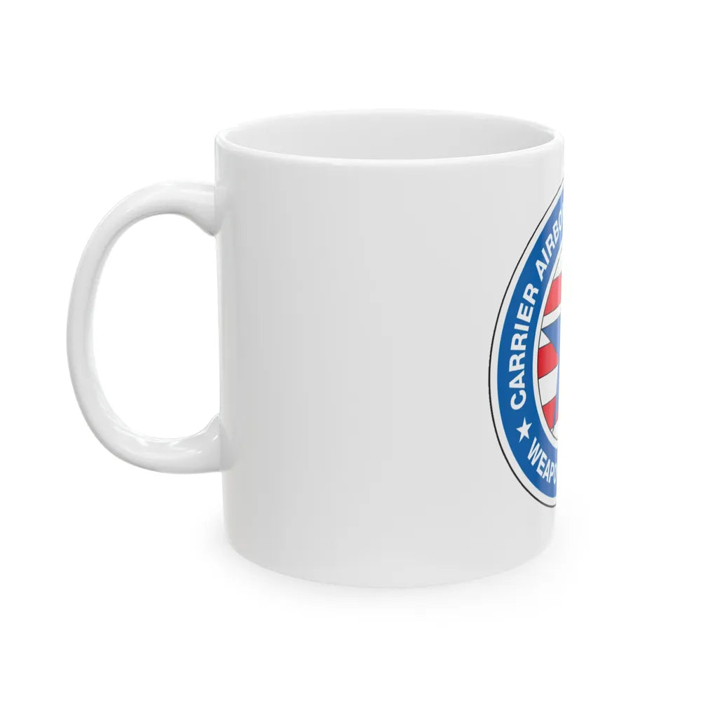 CAEWWS Carrier Airborne Early Warning Weapons School (U.S. Navy) White Coffee Mug-Go Mug Yourself