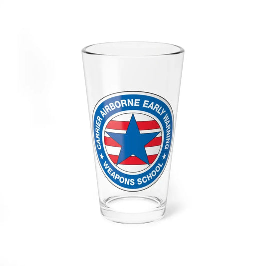 CAEWWS Carrier Airborne Early Warning Weapons School (U.S. Navy) Pint Glass 16oz 16oz - Go Mug Yourself