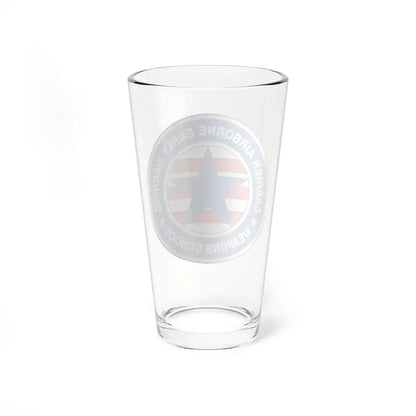 CAEWWS Carrier Airborne Early Warning Weapons School (U.S. Navy) Pint Glass 16oz - Go Mug Yourself