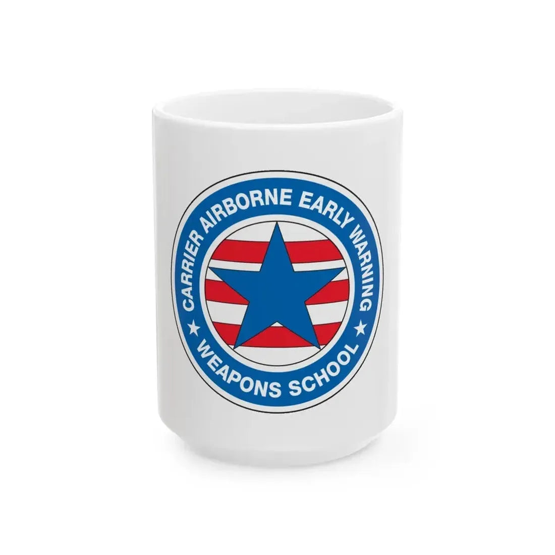 CAEWWS Carrier Airborne Early Warning Weapons School (U.S. Navy) White Coffee Mug 15oz - Go Mug Yourself
