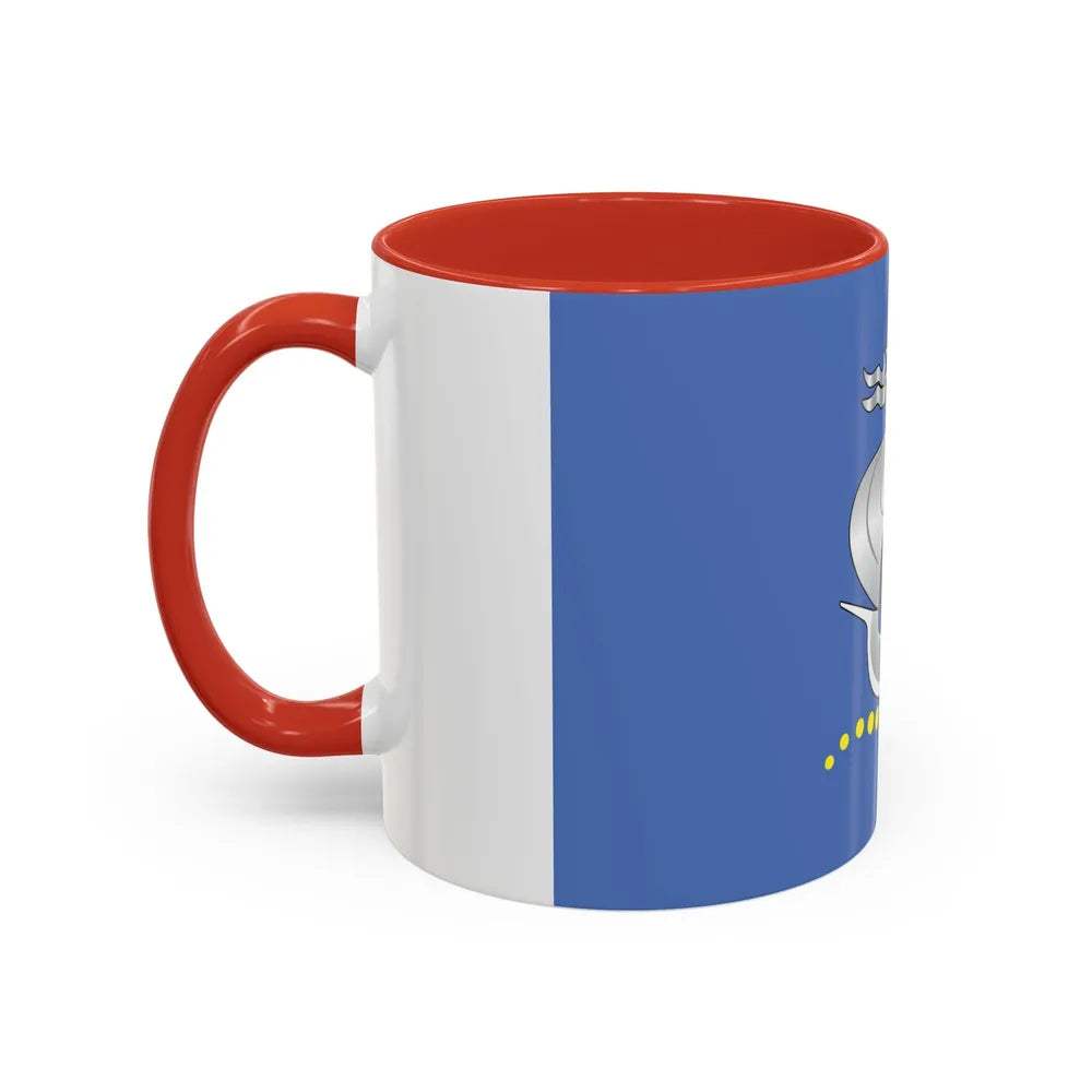 Flag of Kaliningrad Russia - Accent Coffee Mug-Go Mug Yourself