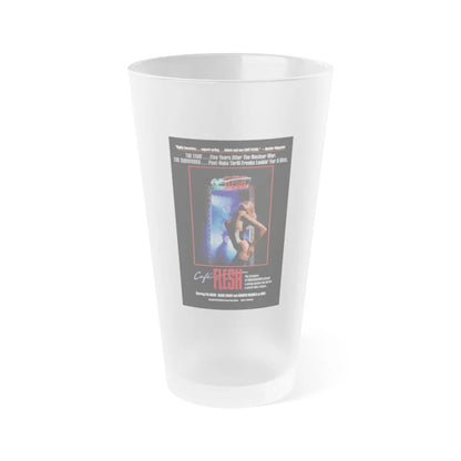 CAFE FLESH 1982 Movie Poster - Frosted Pint Glass 16oz-16oz-Frosted-Go Mug Yourself