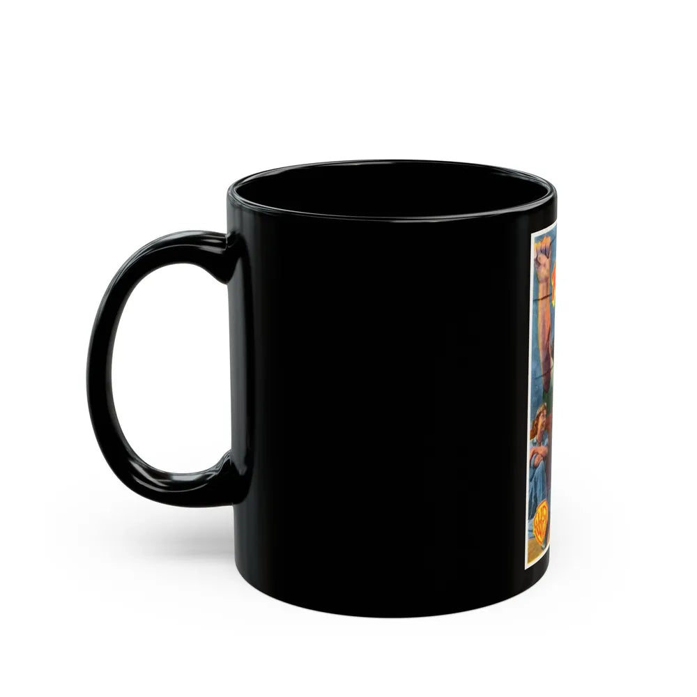 CAGED 1950 Movie Poster - Black Coffee Mug-Go Mug Yourself