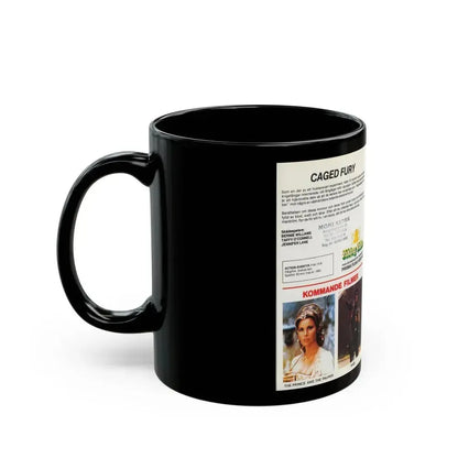 CAGED FURY (VHS COVER) - Black Coffee Mug - Go Mug Yourself
