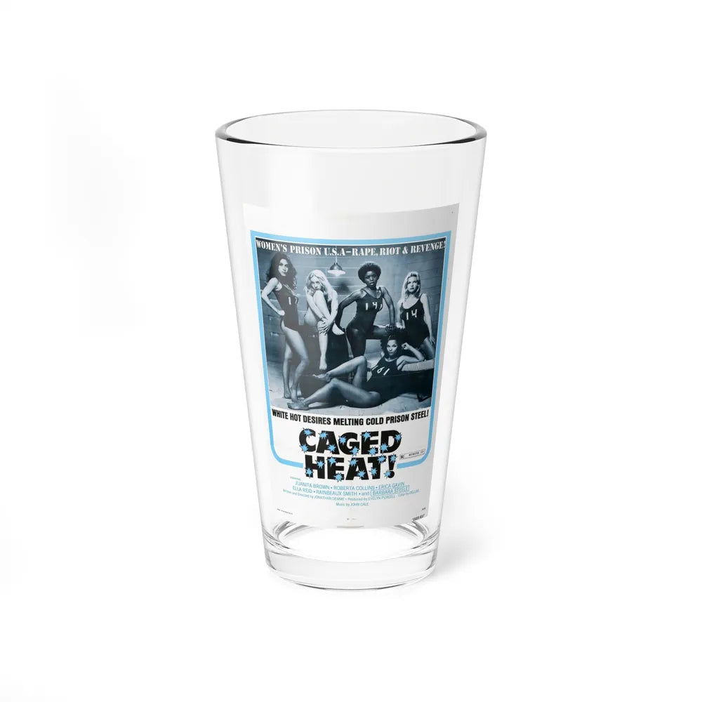 CAGED HEAT! 1974 Movie Poster - Pint Glass 16oz-16oz-Go Mug Yourself