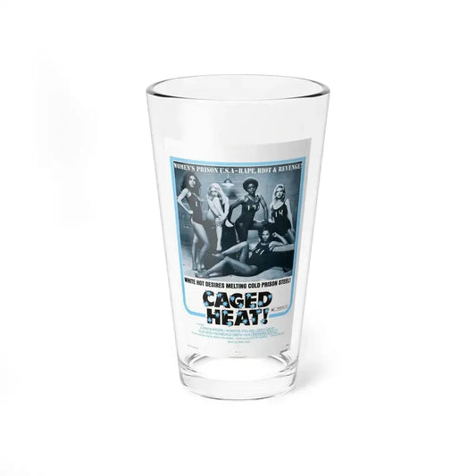CAGED HEAT! 1974 Movie Poster - Pint Glass 16oz 16oz - Go Mug Yourself