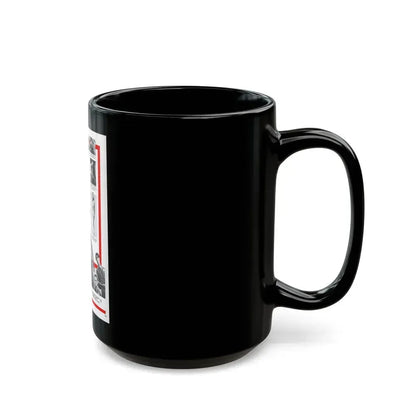 CAGED MEN PLUS ONE WOMAN 1971 Movie Poster - Black Coffee Mug - Go Mug Yourself