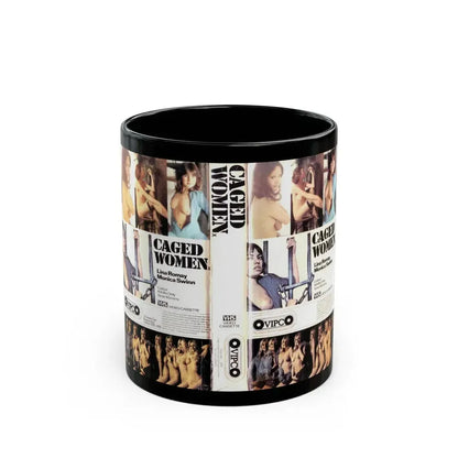 CAGED WOMEN (VHS COVER) - Black Coffee Mug 11oz - Go Mug Yourself