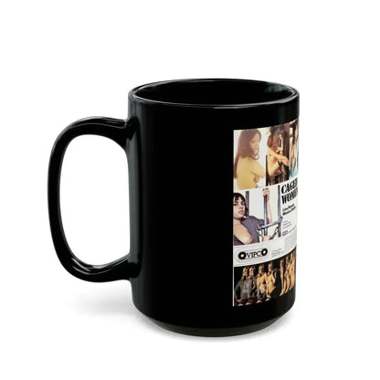 CAGED WOMEN (VHS COVER) - Black Coffee Mug - Go Mug Yourself