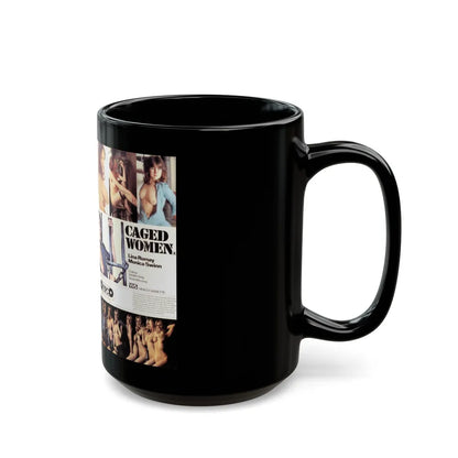 CAGED WOMEN (VHS COVER) - Black Coffee Mug-Go Mug Yourself