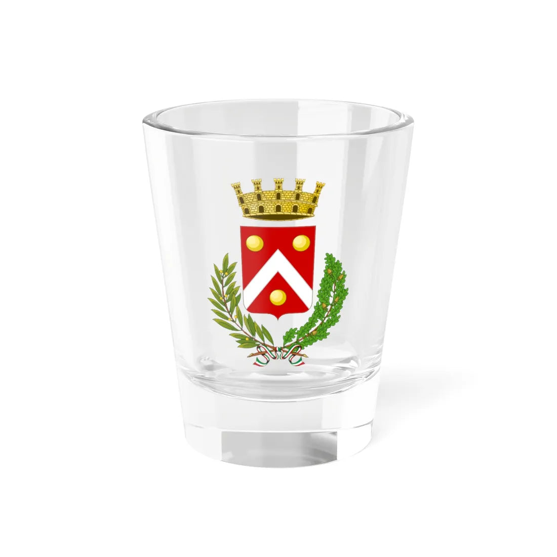 Cagli-Stemma (Italy) (Coat of Arms) Shot Glass 1.5oz 1.5oz - Go Mug Yourself