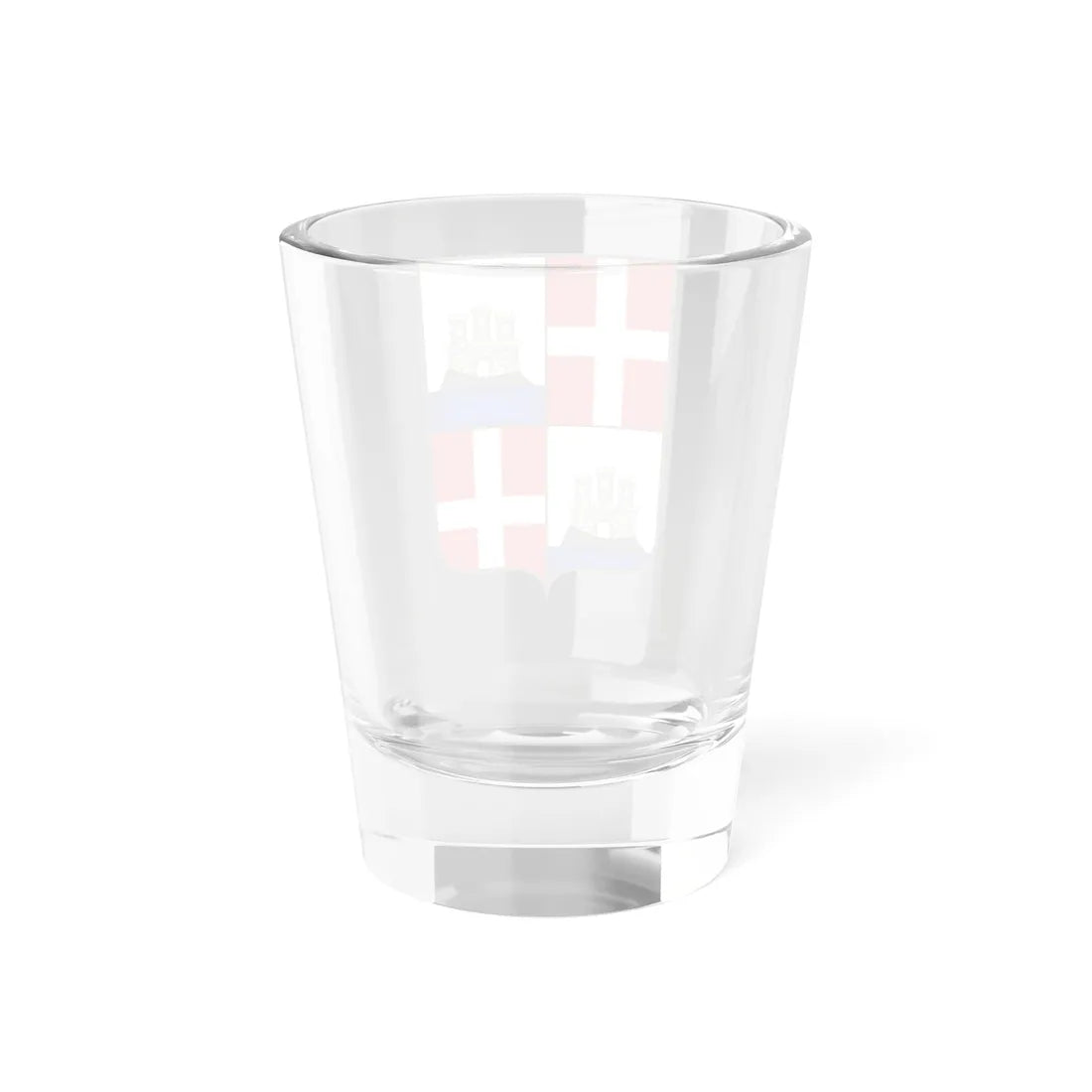 Cagliari coat of arms escutcheon (Italy) (Coat of Arms) Shot Glass 1.5oz - Go Mug Yourself