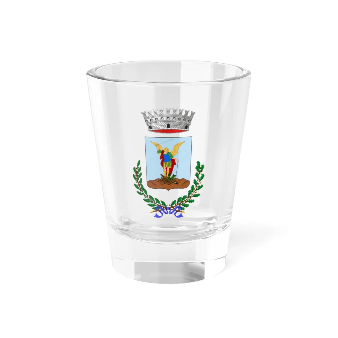 Caianello-Stemma (Italy) (Coat of Arms) Shot Glass 1.5oz 1.5oz - Go Mug Yourself