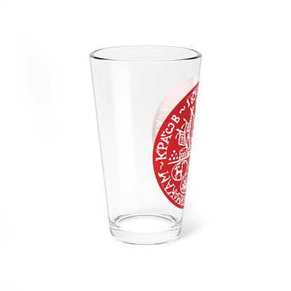 Caimacam of Craiova seal under Alexandru Scarlat Ghica 1830 (Algeria) (Coat of Arms) Pint Glass 16oz - Go Mug Yourself