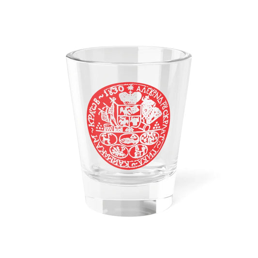 Caimacam of Craiova seal under Alexandru Scarlat Ghica 1830 (Algeria) (Coat of Arms) Shot Glass 1.5oz 1.5oz - Go Mug Yourself