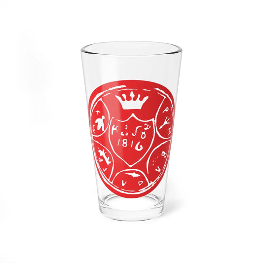 Caimacam of Craiova seal under Constantin Suțu 1816 (Algeria) (Coat of Arms) Pint Glass 16oz 16oz - Go Mug Yourself