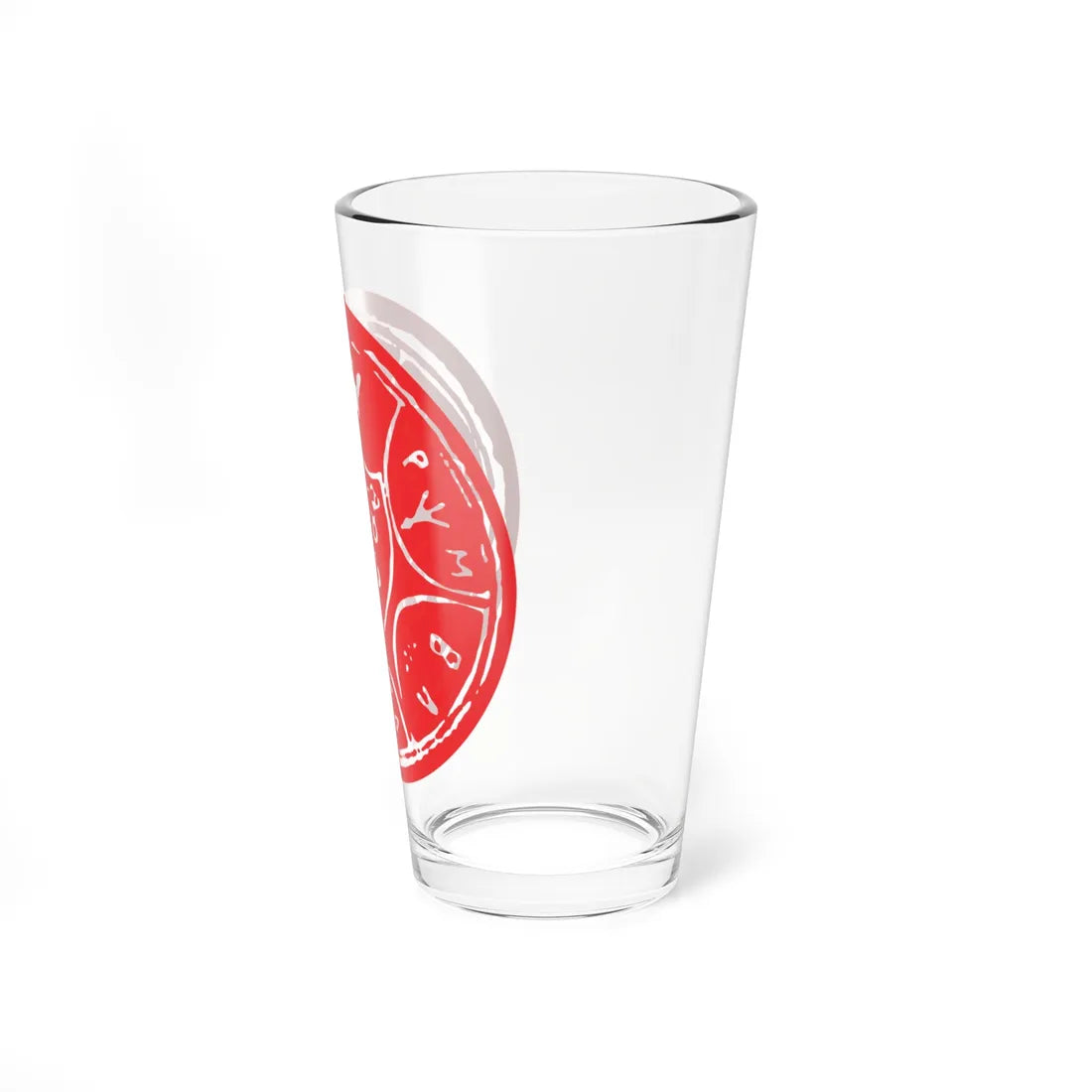 Caimacam of Craiova seal under Constantin Suțu 1816 (Algeria) (Coat of Arms) Pint Glass 16oz - Go Mug Yourself
