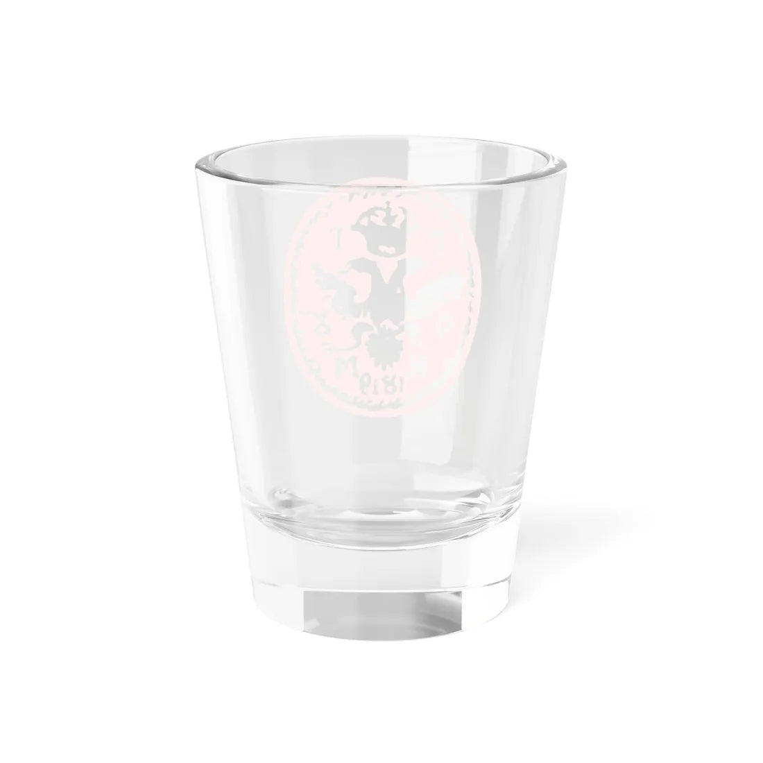 Caimacam of Craiova seal under Gheorghe Suțu 1819 (Algeria) (Coat of Arms) Shot Glass 1.5oz - Go Mug Yourself