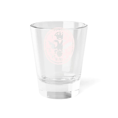 Caimacam of Craiova seal under Gheorghe Suțu 1819 (Algeria) (Coat of Arms) Shot Glass 1.5oz - Go Mug Yourself