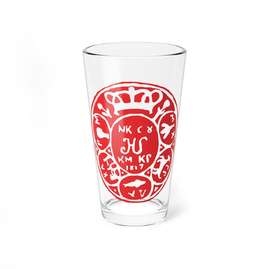 Caimacam of Craiova seal under Nicolae Suțu 1817 (Algeria) (Coat of Arms) Pint Glass 16oz 16oz - Go Mug Yourself