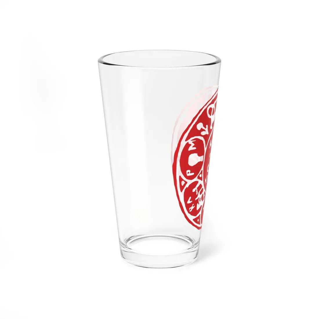 Caimacam of Craiova seal under Nicolae Suțu 1817 (Algeria) (Coat of Arms) Pint Glass 16oz - Go Mug Yourself