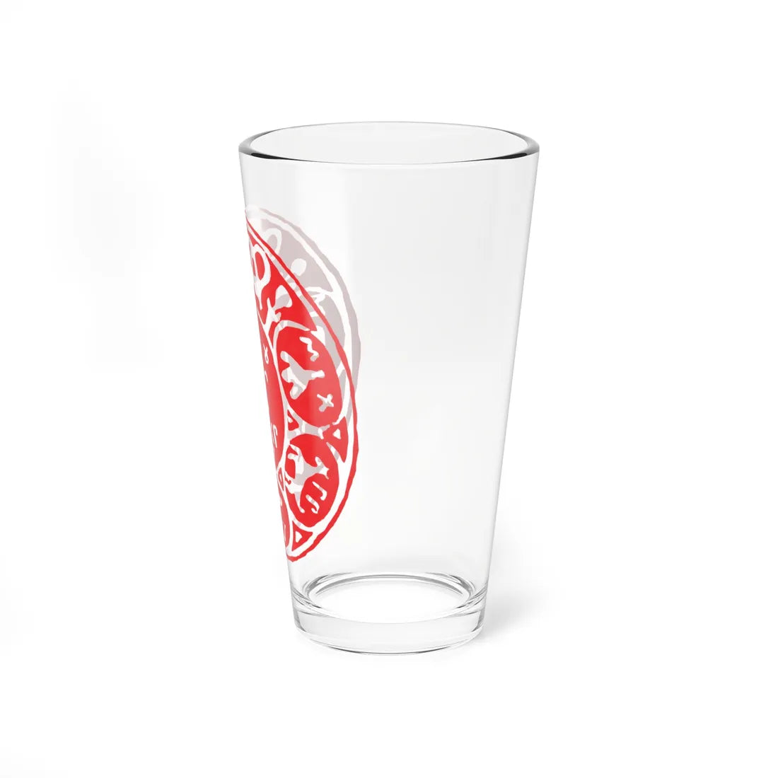 Caimacam of Craiova seal under Nicolae Suțu 1817 (Algeria) (Coat of Arms) Pint Glass 16oz - Go Mug Yourself