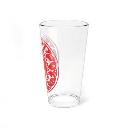 Caimacam of Craiova seal under Nicolae Suțu 1817 (Algeria) (Coat of Arms) Pint Glass 16oz - Go Mug Yourself
