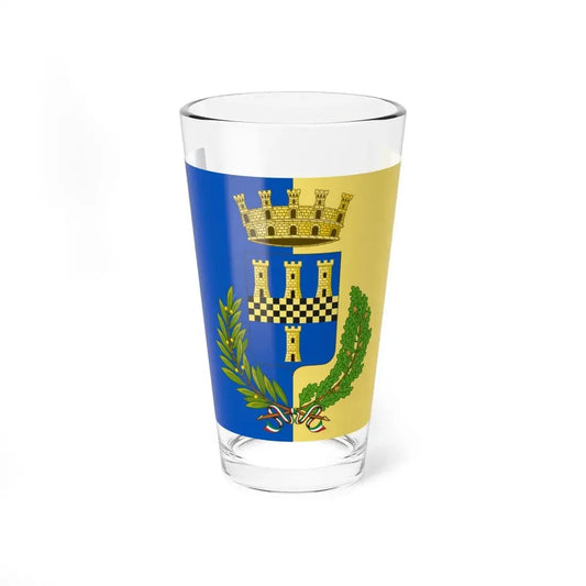 Cairo Montenotte-Bandiera (Italy) Pint Glass 16oz 16oz - Go Mug Yourself