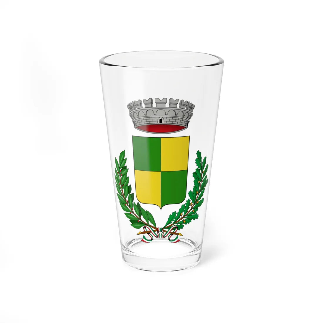 Caivano-Stemma (Italy) (Coat of Arms) Pint Glass 16oz 16oz - Go Mug Yourself