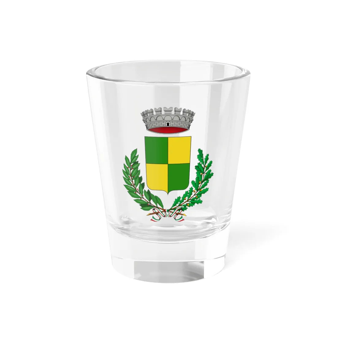 Caivano-Stemma (Italy) (Coat of Arms) Shot Glass 1.5oz 1.5oz - Go Mug Yourself