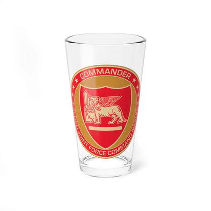 CAJFC Naples Commander Allied Joint Forces (U.S. Navy) Pint Glass 16oz-16oz-Go Mug Yourself